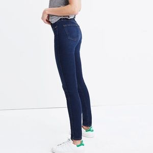 Madewell 10” High Rise Skinny Jeans Hayes Wash 25 0